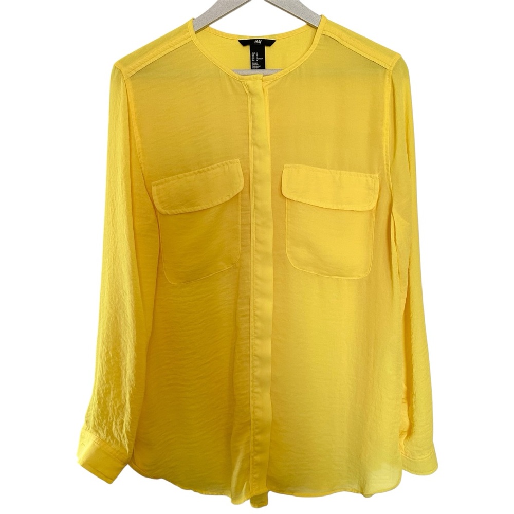 H&M Yellow Women's shirt/blouse